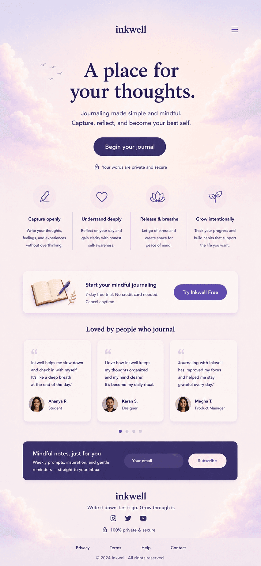 Anonymous portfolio design 4