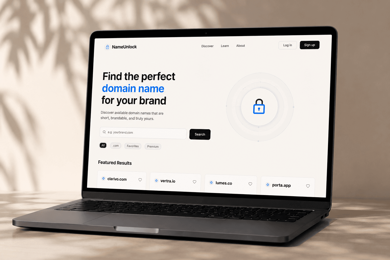NameUnlock product screenshot